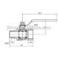 J2042 Brass Gas Ball Valve M/F cw617n